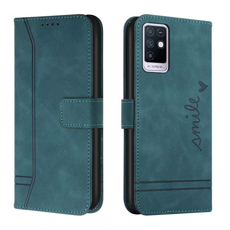 For Infinix Note 10 Retro Skin Feel TPU + PU Leather Phone Case
