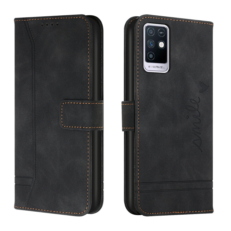 For Infinix Note 10 Retro Skin Feel TPU + PU Leather Phone Case
