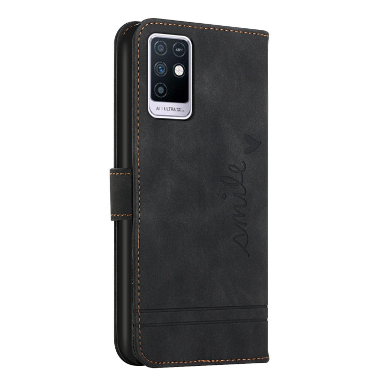 For Infinix Note 10 Retro Skin Feel TPU + PU Leather Phone Case