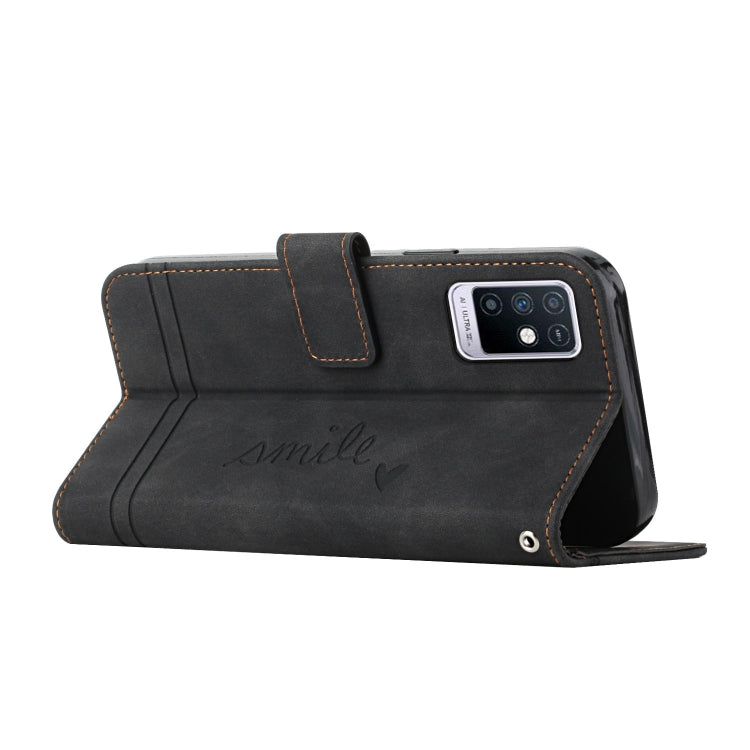 For Infinix Note 10 Retro Skin Feel TPU + PU Leather Phone Case