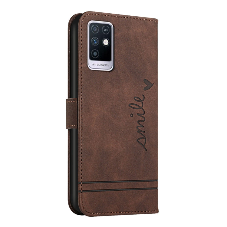 For Infinix Note 10 Retro Skin Feel TPU + PU Leather Phone Case