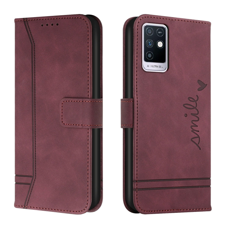 For Infinix Note 10 Retro Skin Feel TPU + PU Leather Phone Case