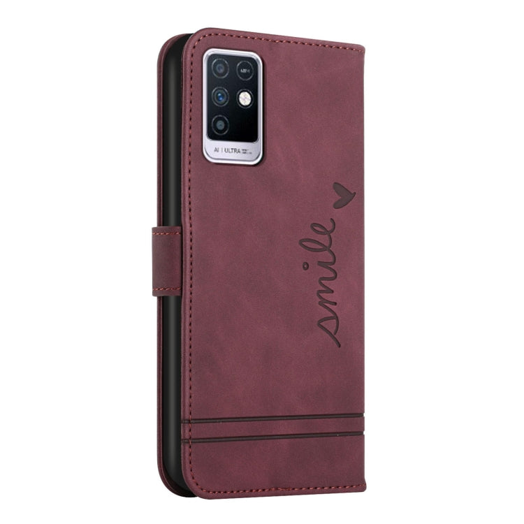For Infinix Note 10 Retro Skin Feel TPU + PU Leather Phone Case