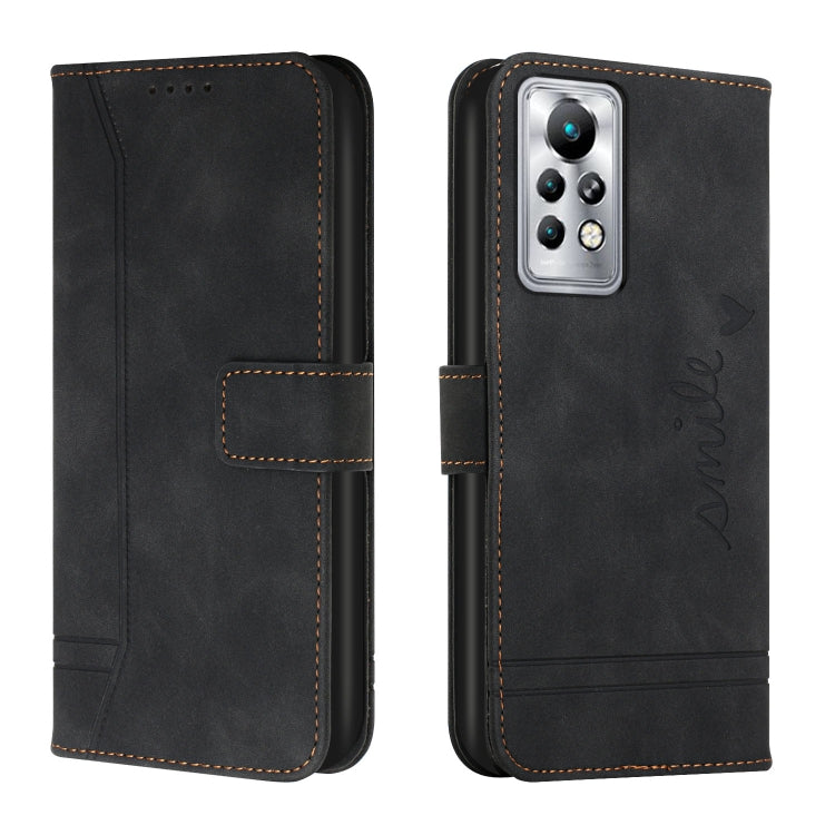 For Infinix Note 11 Pro Retro Skin Feel TPU + PU Leather Phone Case