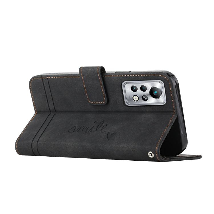 For Infinix Note 11 Pro Retro Skin Feel TPU + PU Leather Phone Case