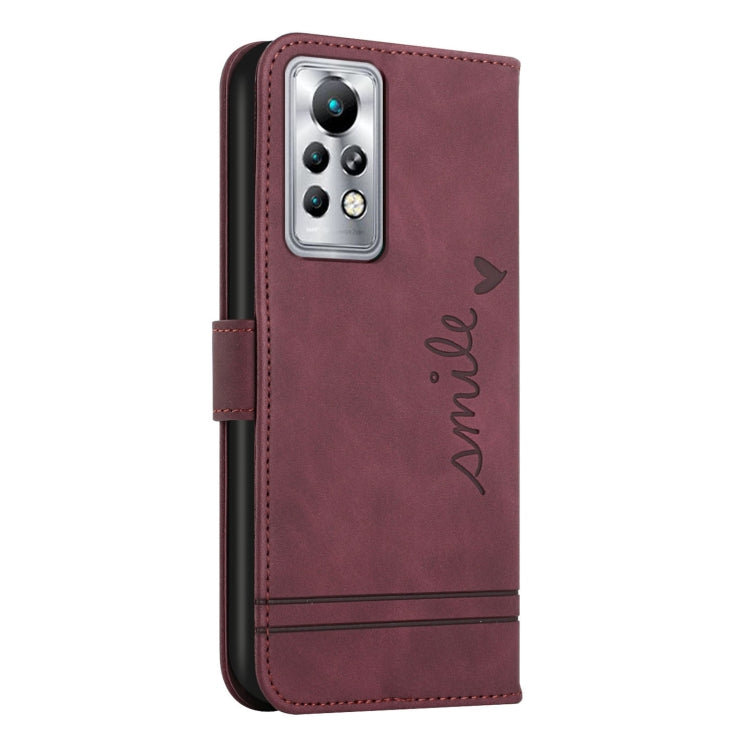 For Infinix Note 11 Pro Retro Skin Feel TPU + PU Leather Phone Case