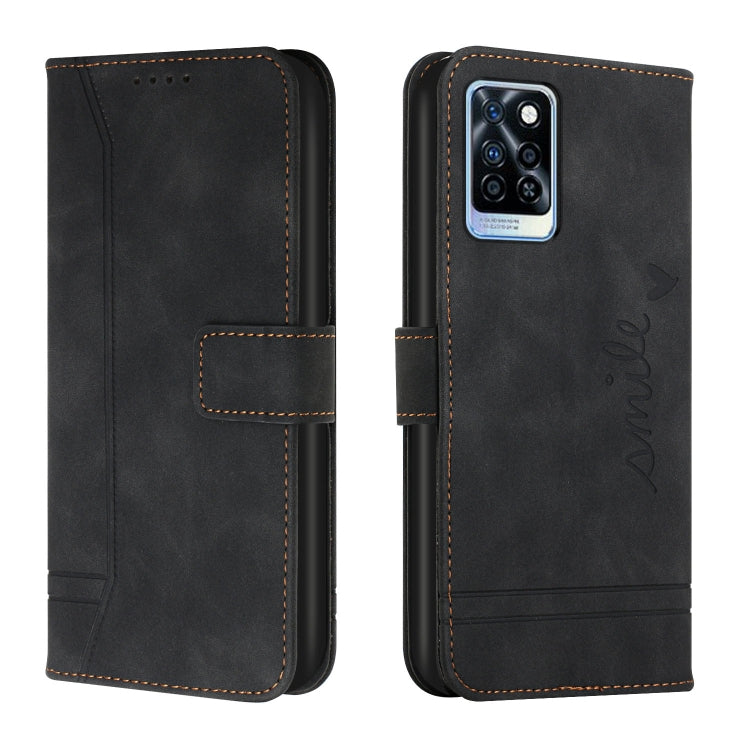For Infinix Note 10 Pro Retro Skin Feel TPU + PU Leather Phone Case