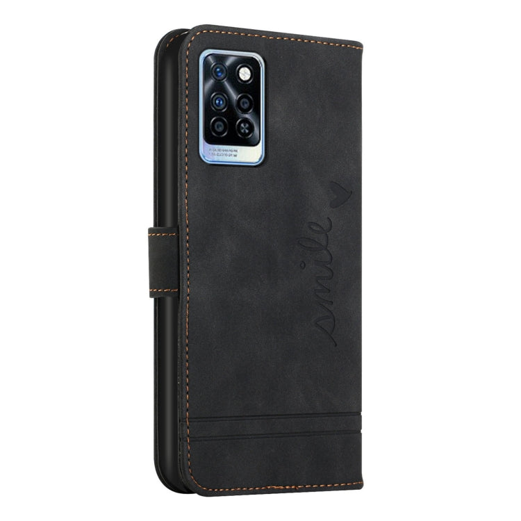 For Infinix Note 10 Pro Retro Skin Feel TPU + PU Leather Phone Case