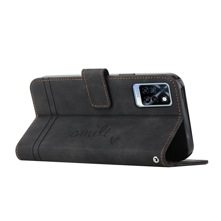 For Infinix Note 10 Pro Retro Skin Feel TPU + PU Leather Phone Case