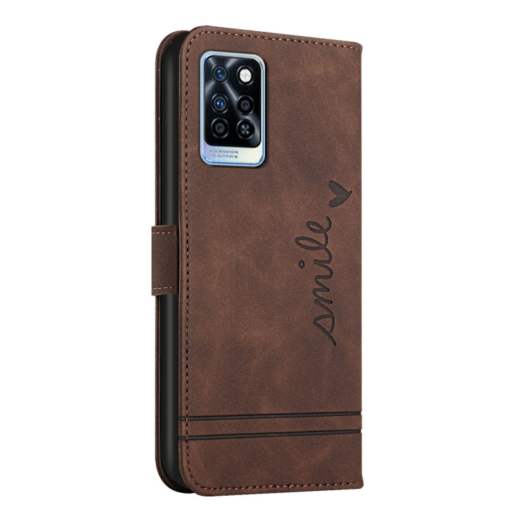 For Infinix Note 10 Pro Retro Skin Feel TPU + PU Leather Phone Case