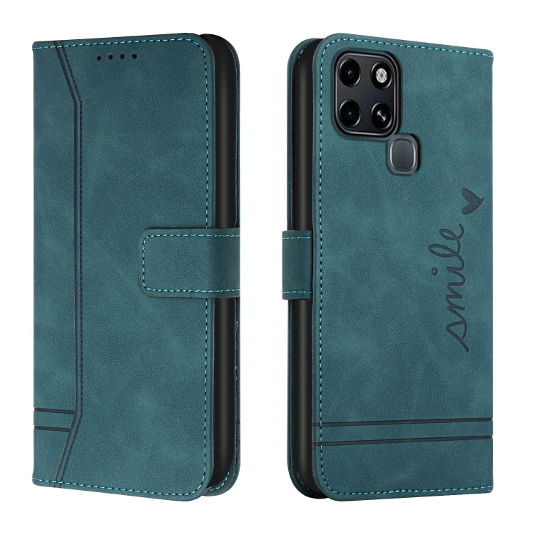 For Infinix Smart 6 Retro Skin Feel TPU + PU Leather Phone Case