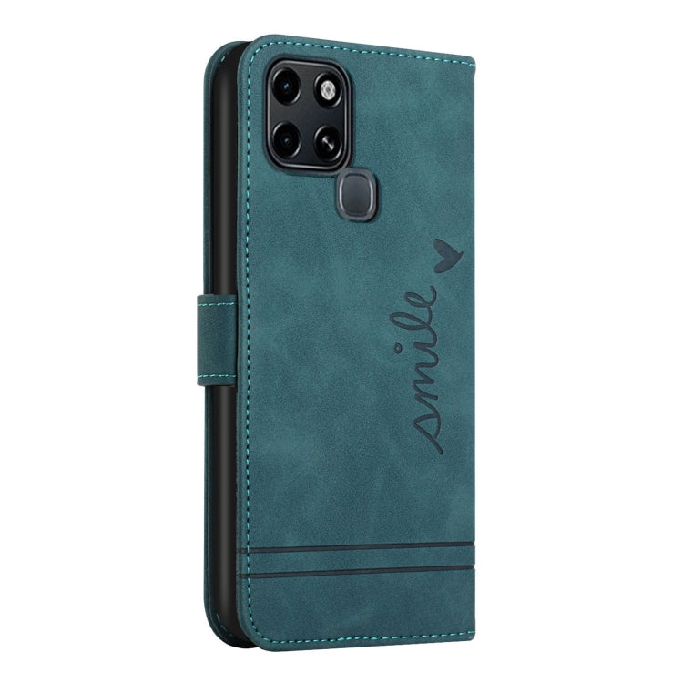 For Infinix Smart 6 Retro Skin Feel TPU + PU Leather Phone Case