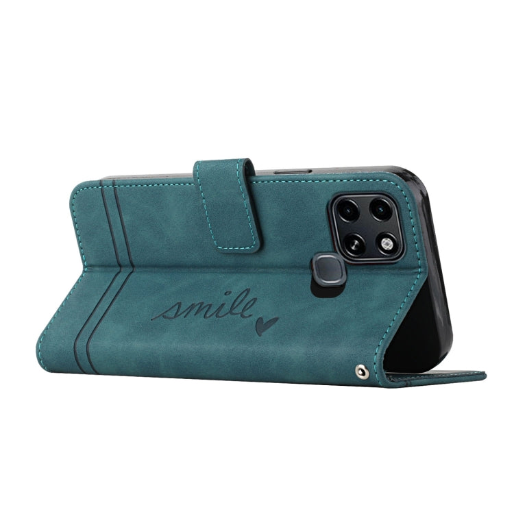 For Infinix Smart 6 Retro Skin Feel TPU + PU Leather Phone Case