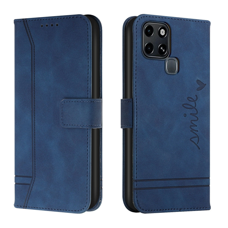 For Infinix Smart 6 Retro Skin Feel TPU + PU Leather Phone Case