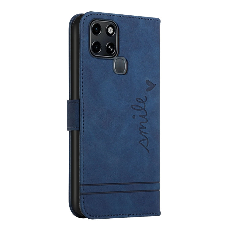 For Infinix Smart 6 Retro Skin Feel TPU + PU Leather Phone Case