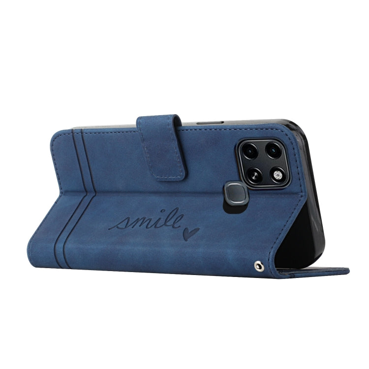 For Infinix Smart 6 Retro Skin Feel TPU + PU Leather Phone Case
