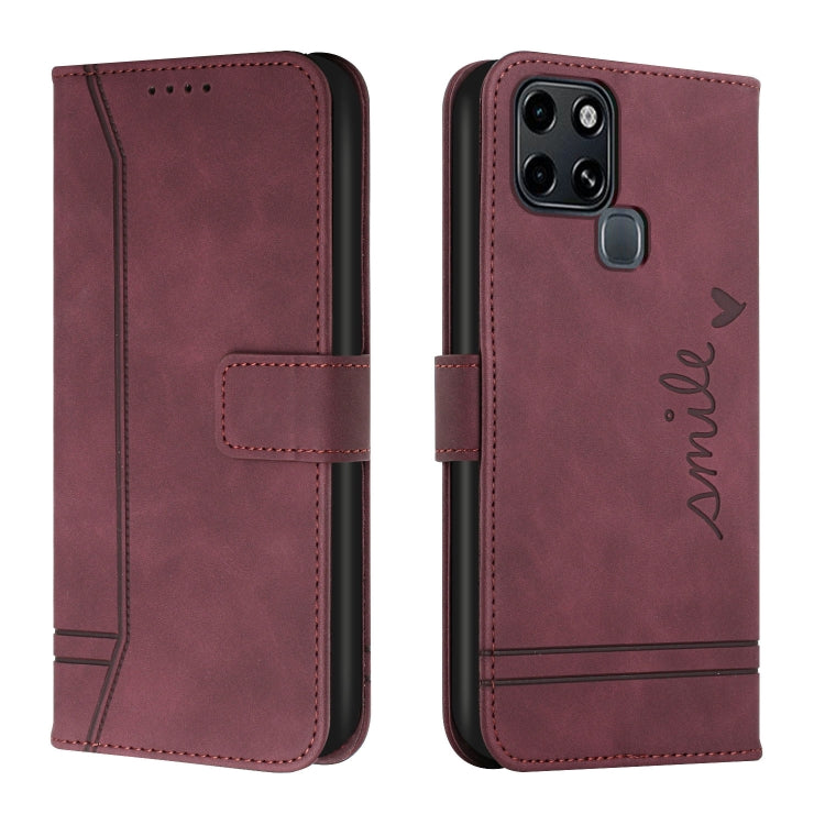 For Infinix Smart 6 Retro Skin Feel TPU + PU Leather Phone Case