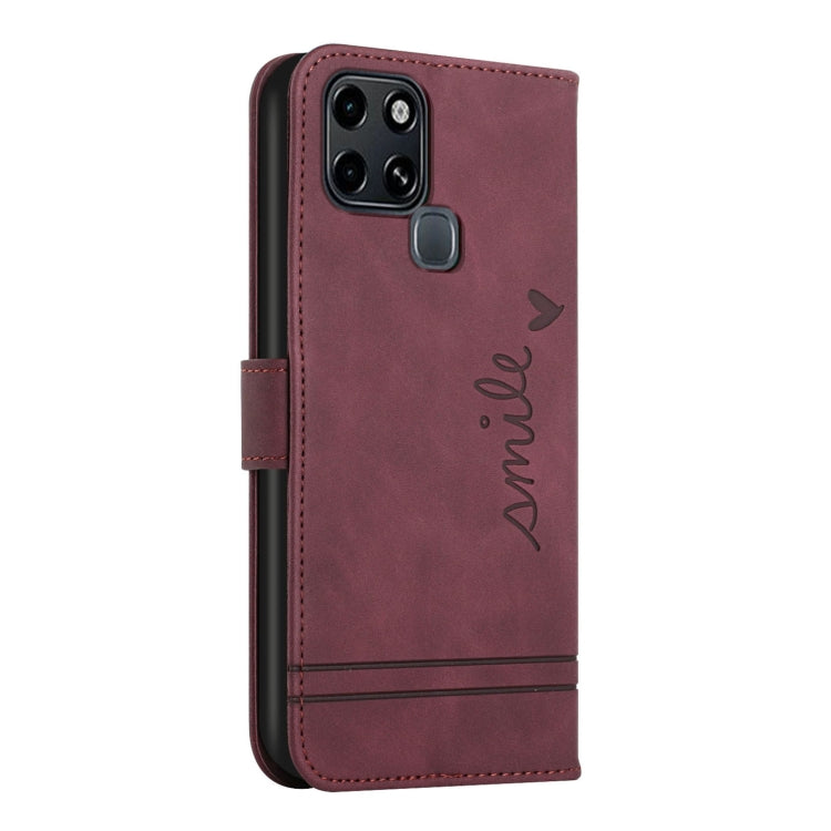 For Infinix Smart 6 Retro Skin Feel TPU + PU Leather Phone Case