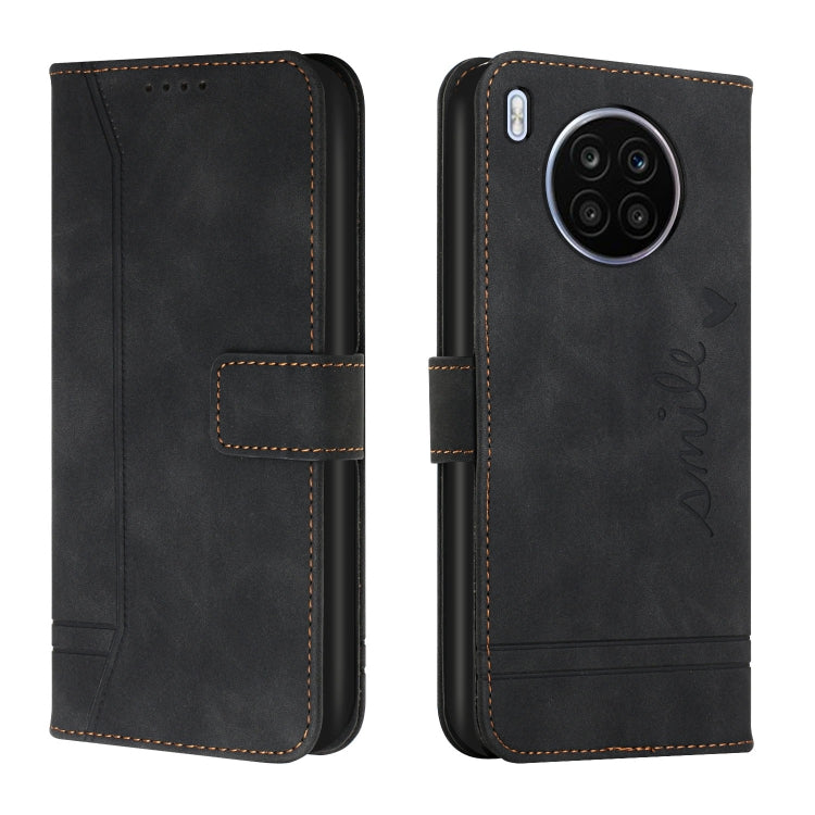 For Honor 50 Lite Retro Skin Feel TPU + PU Leather Phone Case