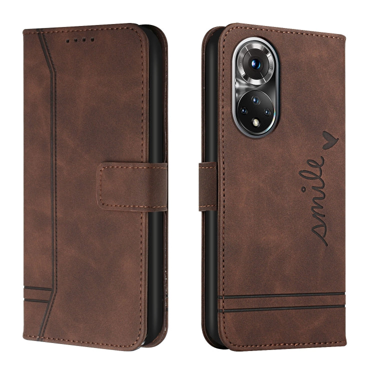 For Honor 50 Pro Retro Skin Feel TPU + PU Leather Phone Case