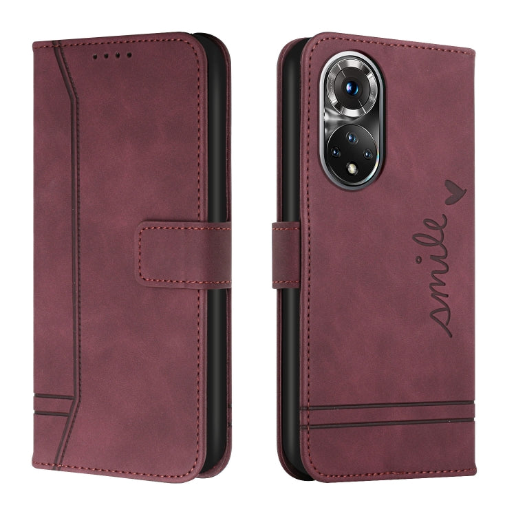 For Honor 50 Pro Retro Skin Feel TPU + PU Leather Phone Case