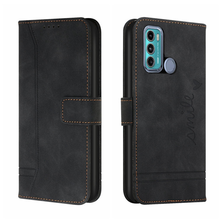 For Motorola Moto G Power Retro Skin Feel TPU + PU Leather Phone Case