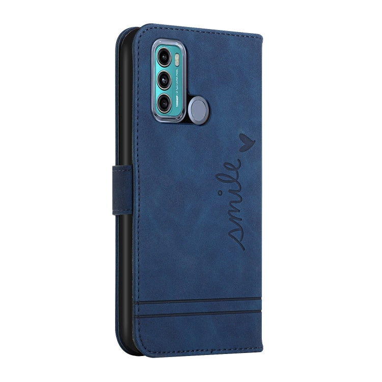 For Motorola Moto G31 / G41 Rear Fingerprint Retro Skin Feel TPU + PU Leather Phone Case