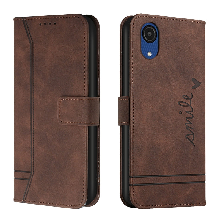 For Samsung Galaxy A03 Core Retro Skin Feel TPU + PU Leather Phone Case