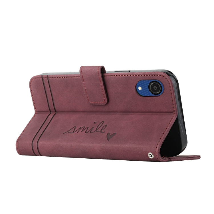 For Samsung Galaxy A03 Core Retro Skin Feel TPU + PU Leather Phone Case