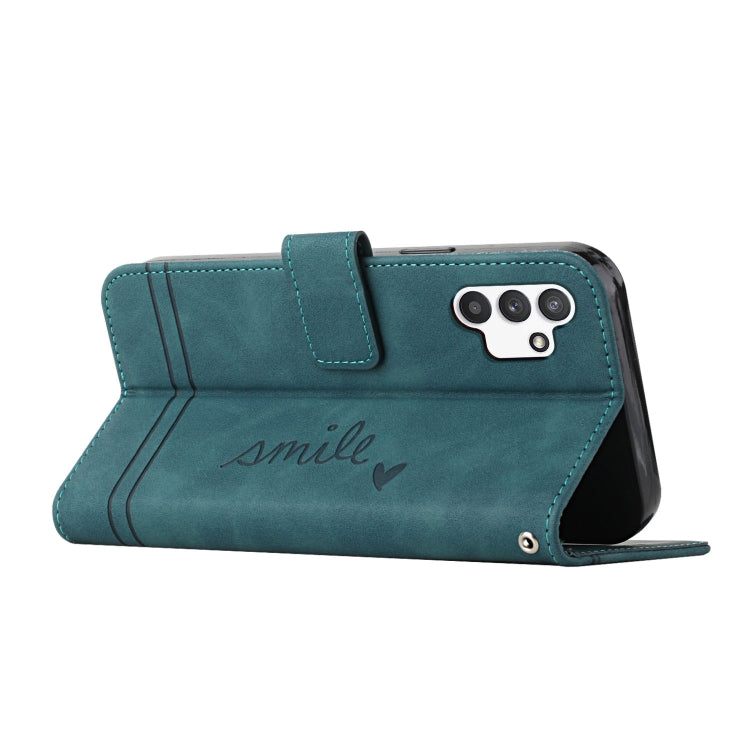 For Samsung Galaxy A13 4G Retro Skin Feel TPU + PU Leather Phone Case