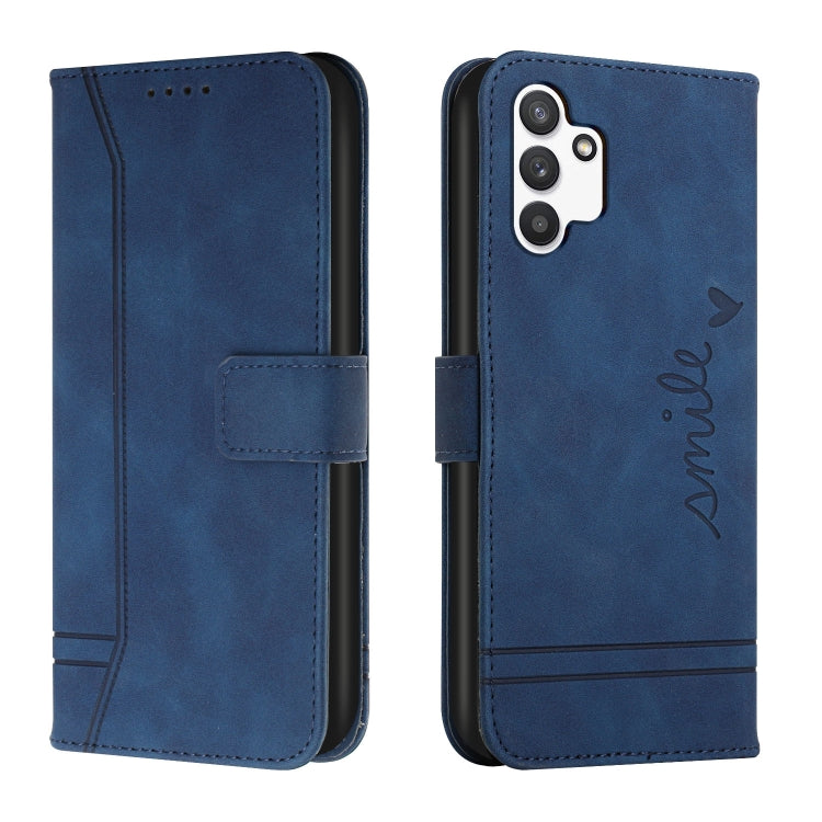 For Samsung Galaxy A13 4G Retro Skin Feel TPU + PU Leather Phone Case