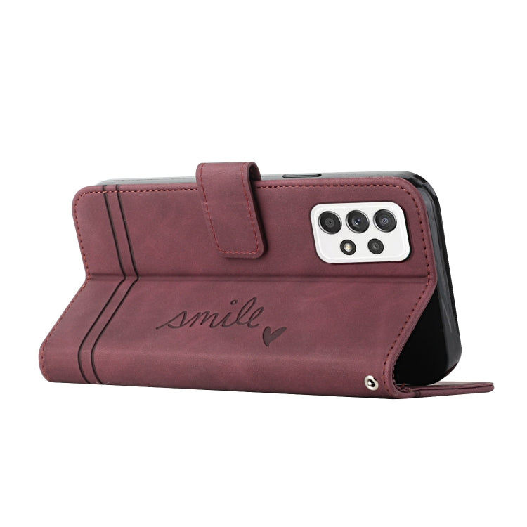 For Samsung Galaxy A33 5G Retro Skin Feel TPU + PU Leather Phone Case
