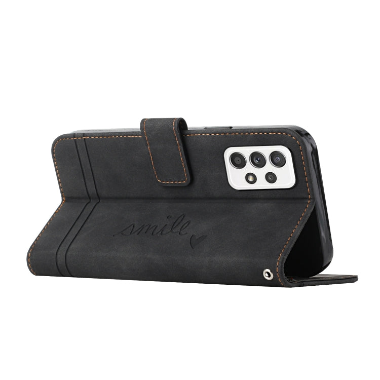 For Samsung Galaxy A53 5G Retro Skin Feel TPU + PU Leather Phone Case