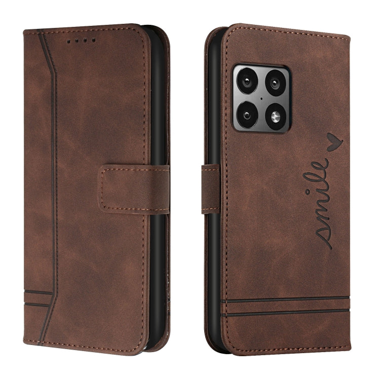 For OnePlus 10 Pro 5G Retro Skin Feel TPU + PU Leather Phone Case