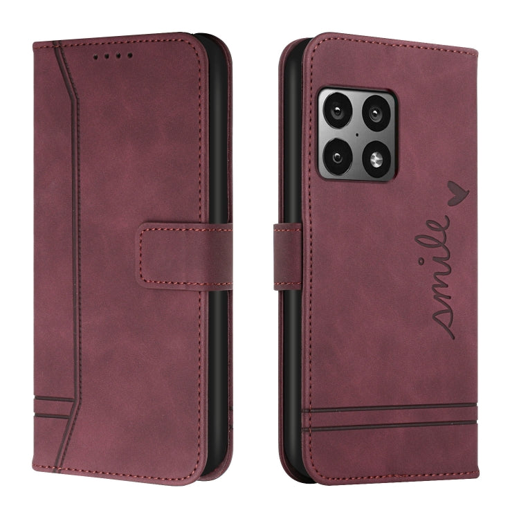 For OnePlus 10 Pro 5G Retro Skin Feel TPU + PU Leather Phone Case
