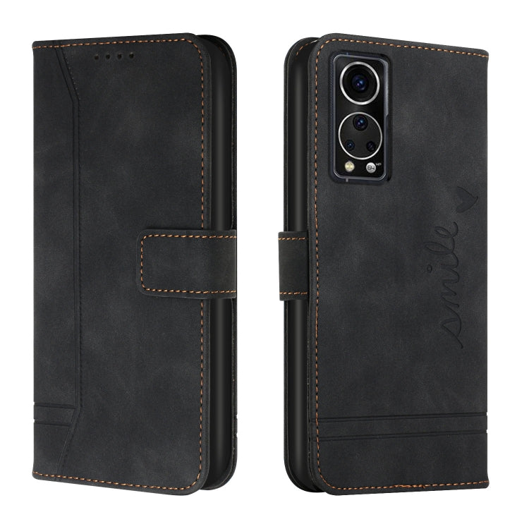 For ZTE Axon 30 Retro Skin Feel TPU + PU Leather Phone Case