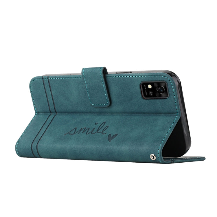 For ZTE Blade A31 Retro Skin Feel TPU + PU Leather Phone Case