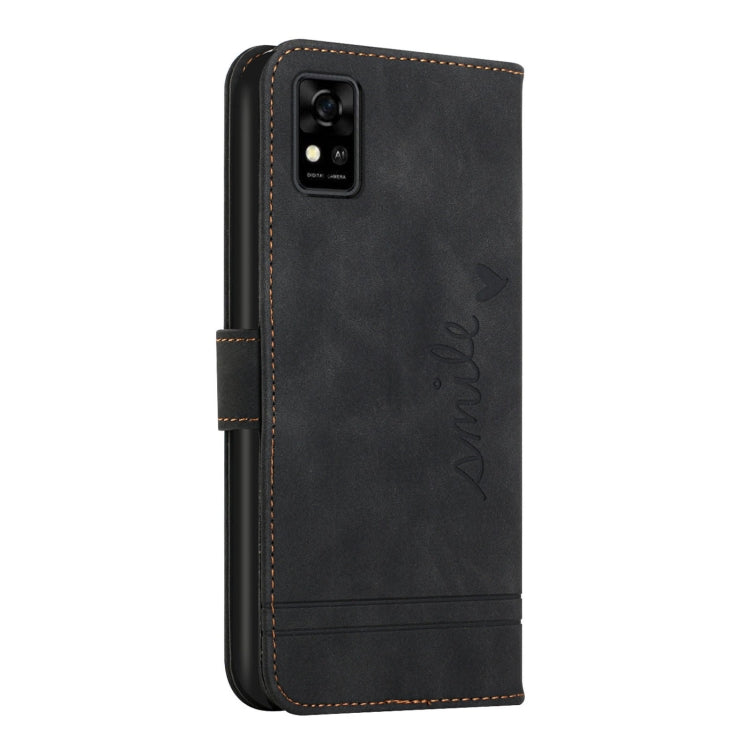For ZTE Blade A31 Retro Skin Feel TPU + PU Leather Phone Case