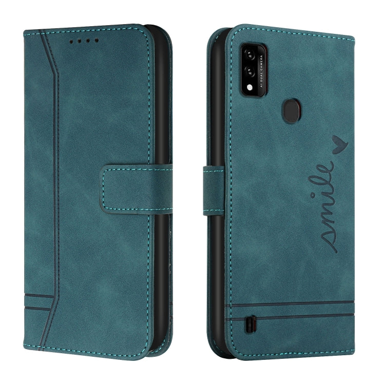 For ZTE Blade A51 Retro Skin Feel TPU + PU Leather Phone Case