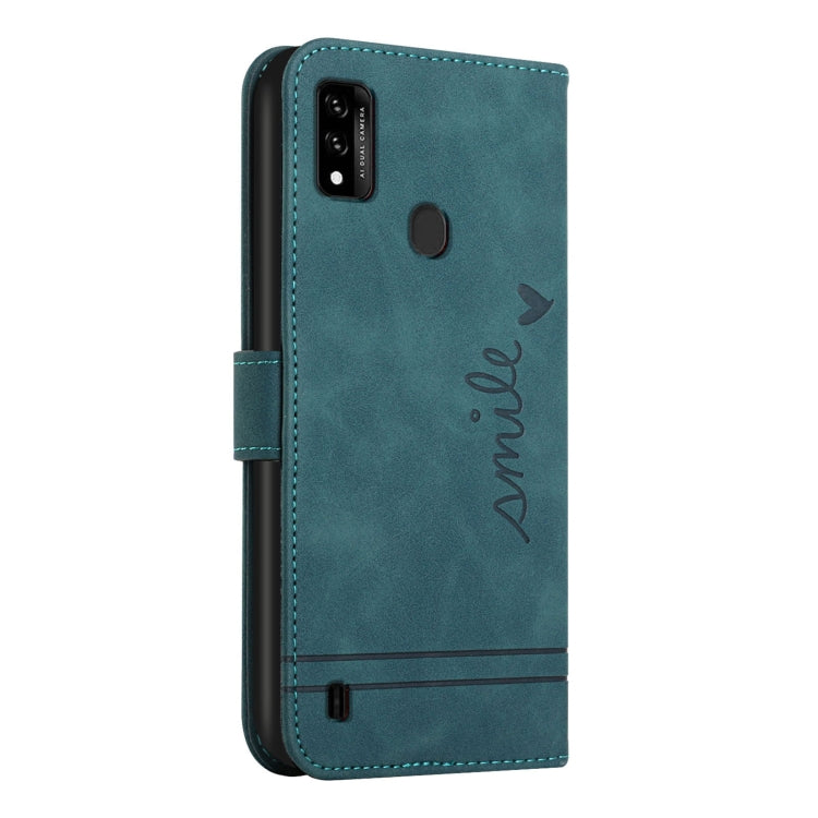 For ZTE Blade A51 Retro Skin Feel TPU + PU Leather Phone Case
