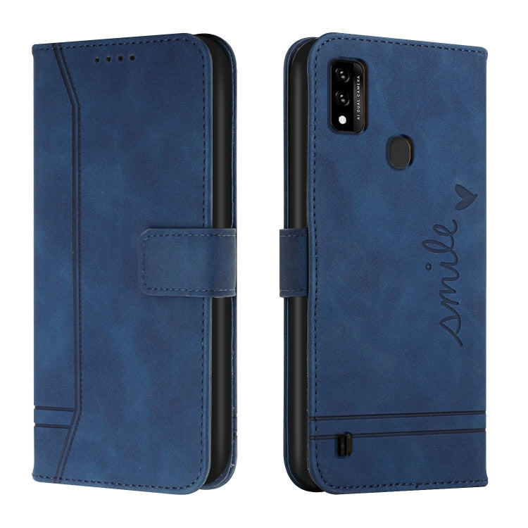 For ZTE Blade A51 Retro Skin Feel TPU + PU Leather Phone Case