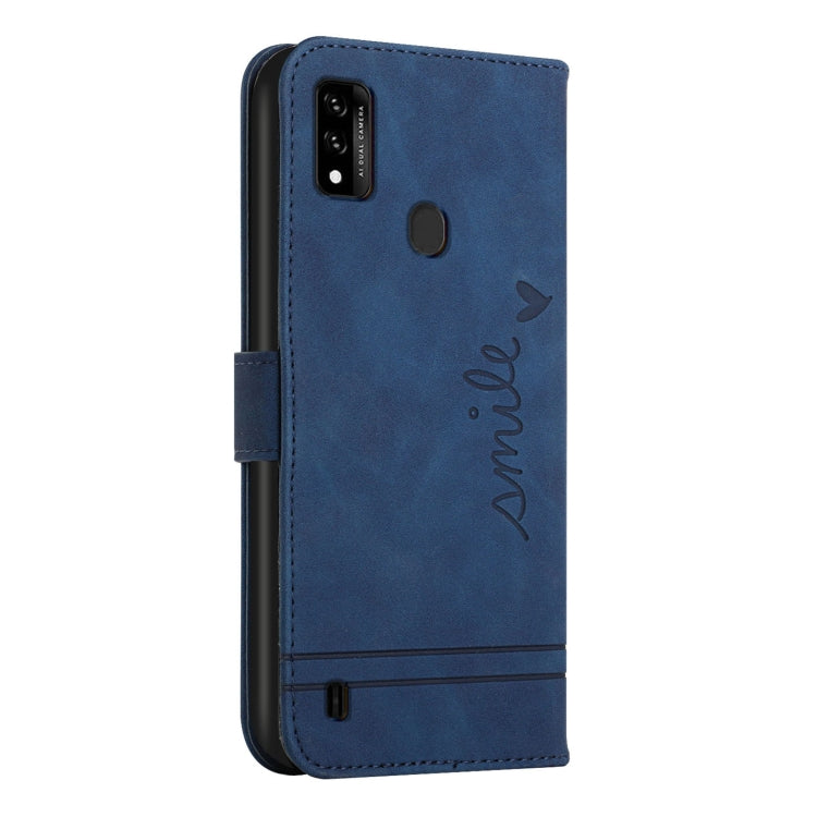 For ZTE Blade A51 Retro Skin Feel TPU + PU Leather Phone Case