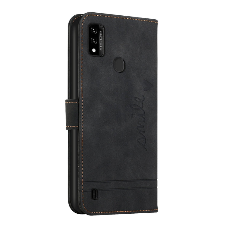 For ZTE Blade A51 Retro Skin Feel TPU + PU Leather Phone Case