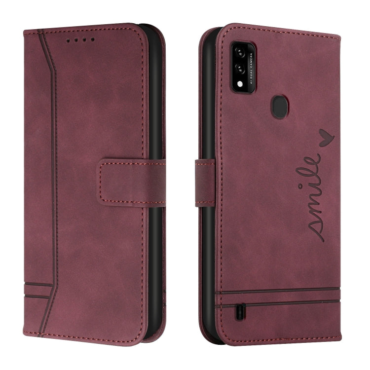 For ZTE Blade A51 Retro Skin Feel TPU + PU Leather Phone Case