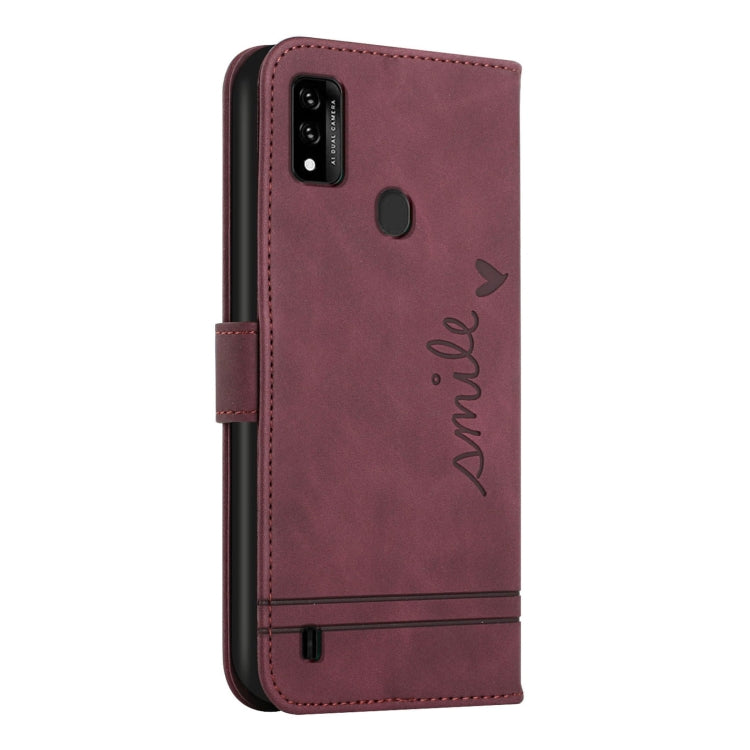 For ZTE Blade A51 Retro Skin Feel TPU + PU Leather Phone Case