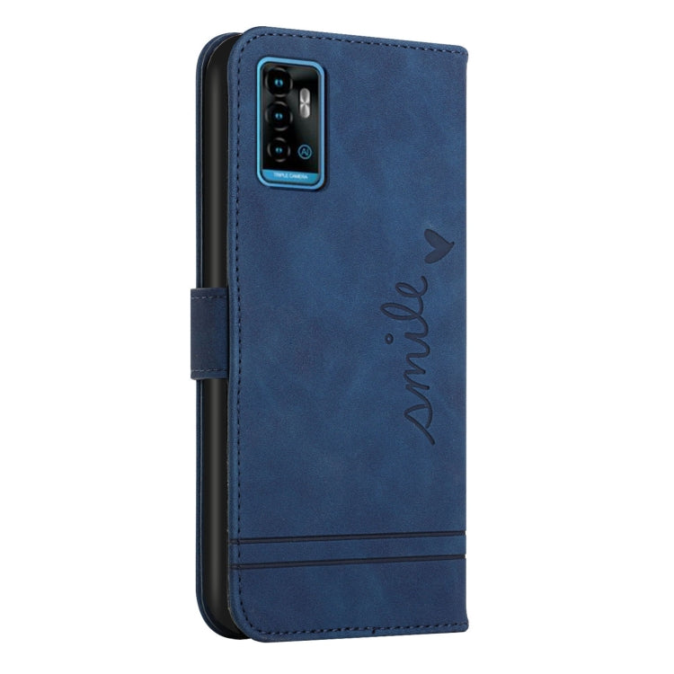 For ZTE Blade A71 Retro Skin Feel TPU + PU Leather Phone Case