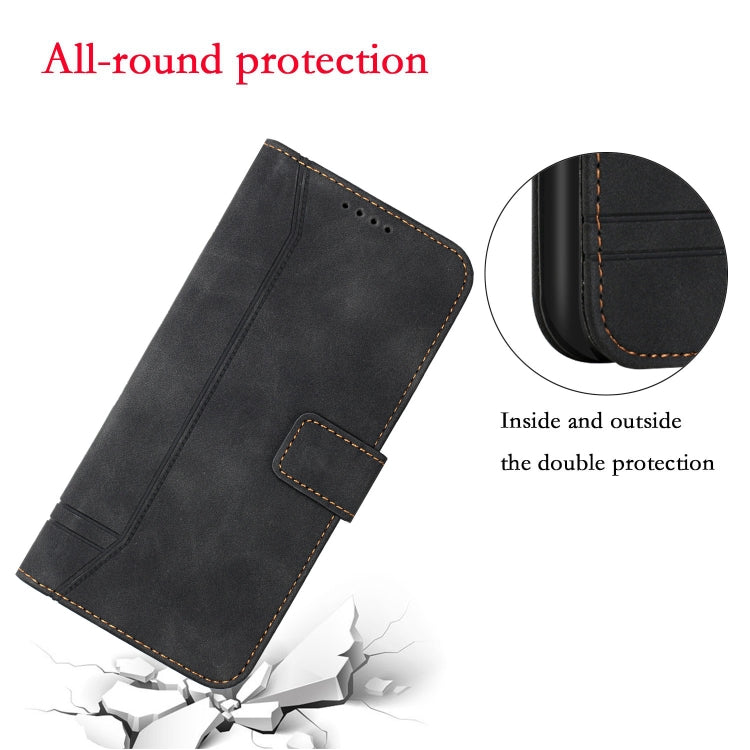 For ZTE Blade A71 Retro Skin Feel TPU + PU Leather Phone Case