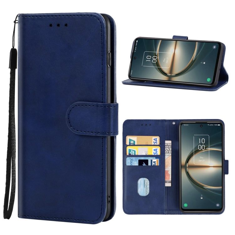 Leather Phone Case For TCL 30 V 5G