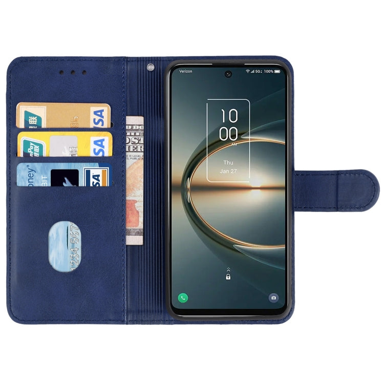 Leather Phone Case For TCL 30 V 5G