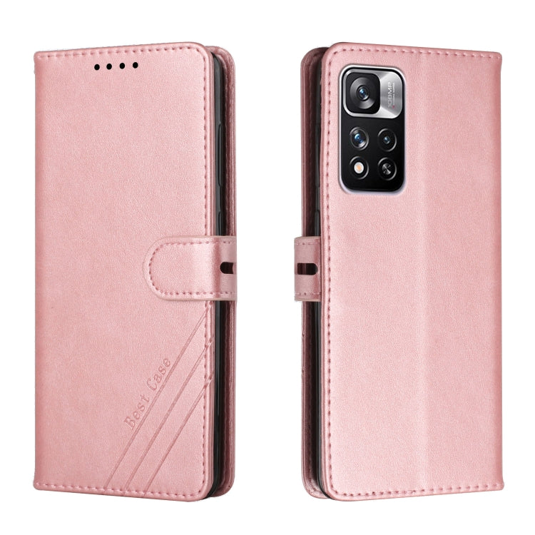 For Xiaomi Redmi Note 11 Pro Cow Texture Leather Phone Case